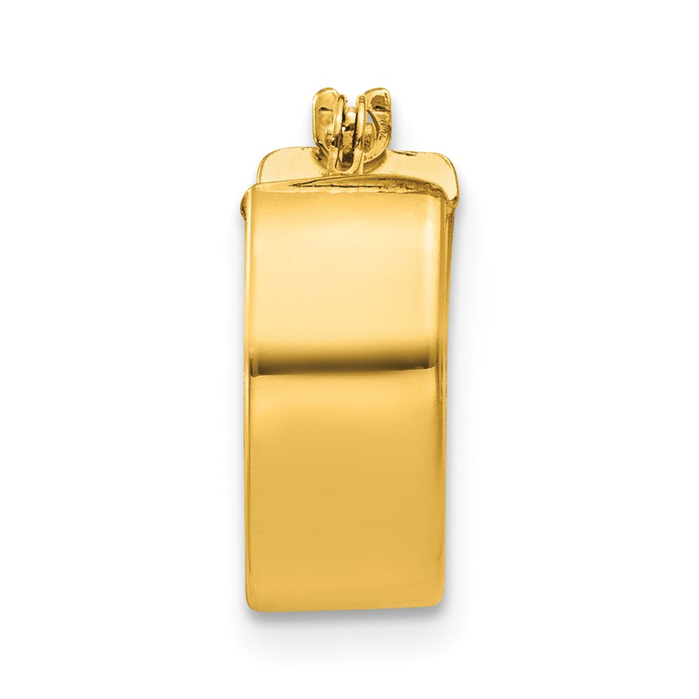 Single 14k Polished Hoop Earring