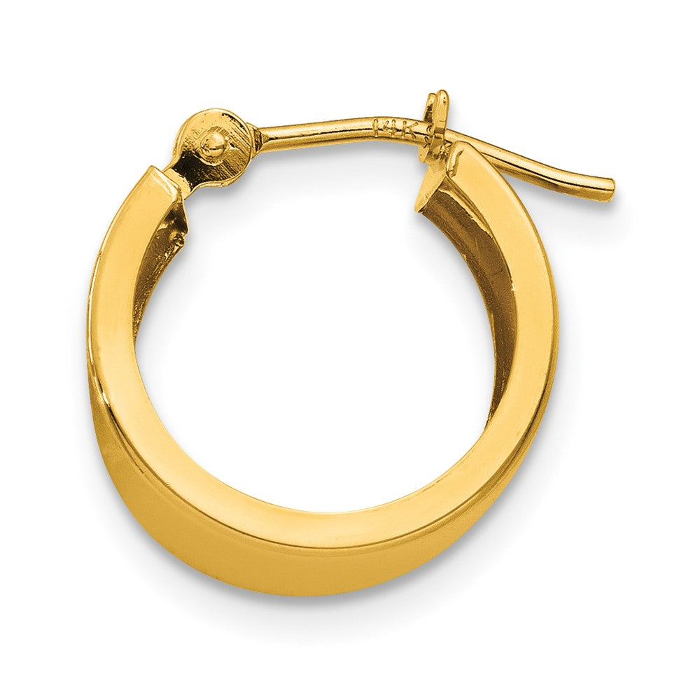 Single 14k Polished Hoop Earring
