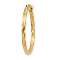 Single 14k Twist Hoop Earring