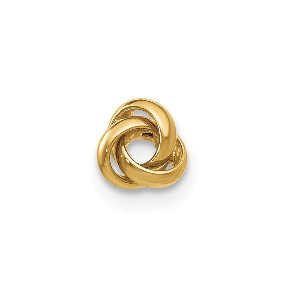 Single 14k Polished Knot Post Earring