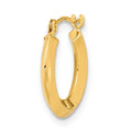 Single 14k Polished Knife Edge Hoop Earring