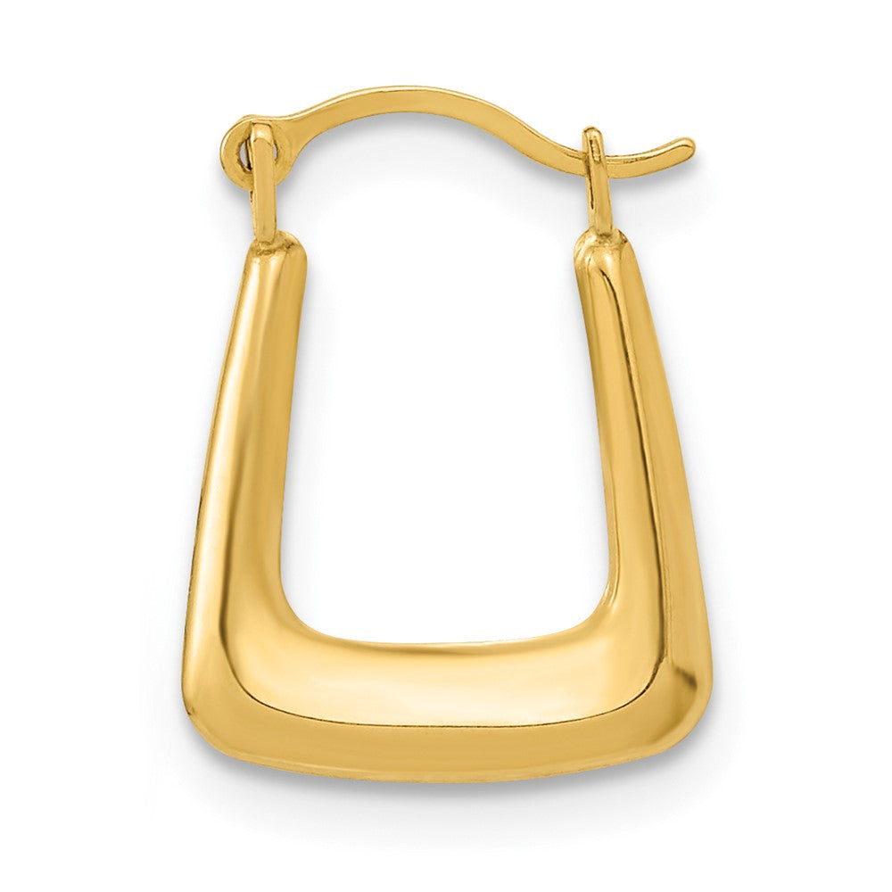Single 14k Polished Hollow Fancy Hoop Earring