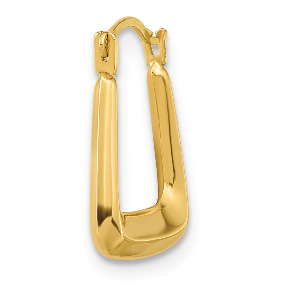 Single 14k Polished Hollow Fancy Hoop Earring