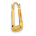 Single 14k Polished Hollow Fancy Hoop Earring