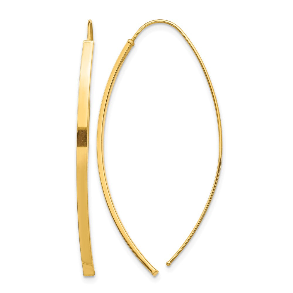 14K Dangle Threader Earrings