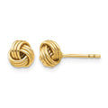 14K Love Knot Post Earring