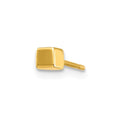Single 14K Square Stud Earring