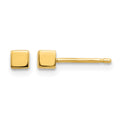 14K Square Stud Earrings