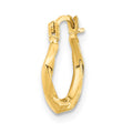 Single 14K Polished Twist Hoop Earring