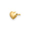 Single 14K Polished Heart Post Stud Earring