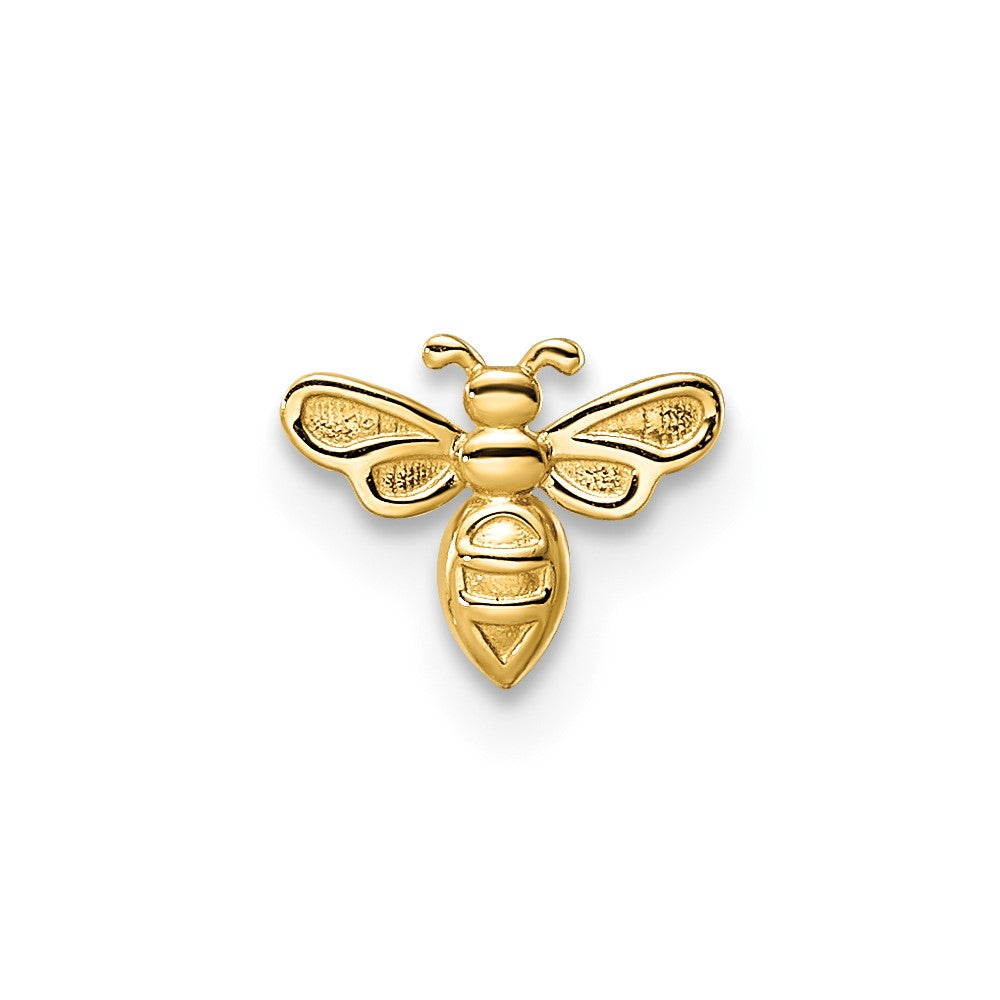 Single 14k Bumble Bee Post Earring