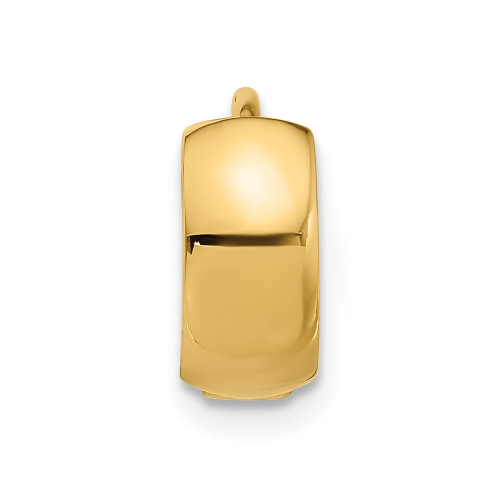 Single 14k Polished 5mm Hinged Huggie Hoop Earring
