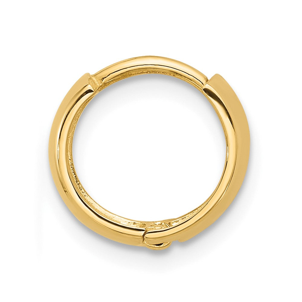 Single 14k Polished 5mm Hinged Huggie Hoop Earring