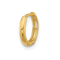 Single 14K Hinged Hoop Earring