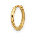 Single 14k Polished 1.45x13mm Hinged Huggie Hoop Earring