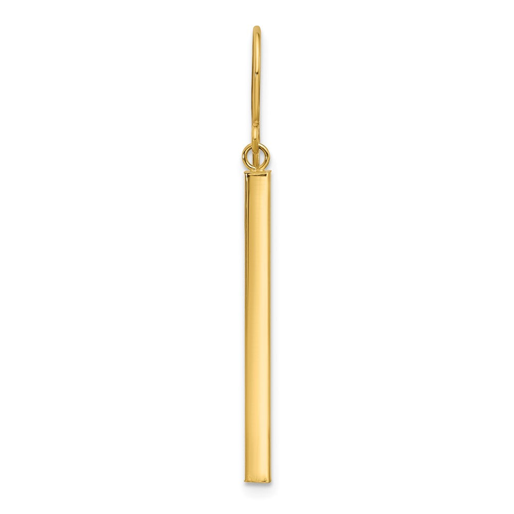 Single 14K Bar Dangle Earring