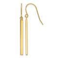 14K Bar Dangle Earrings