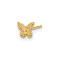 Single 14K Polished Butterfly Post Earring