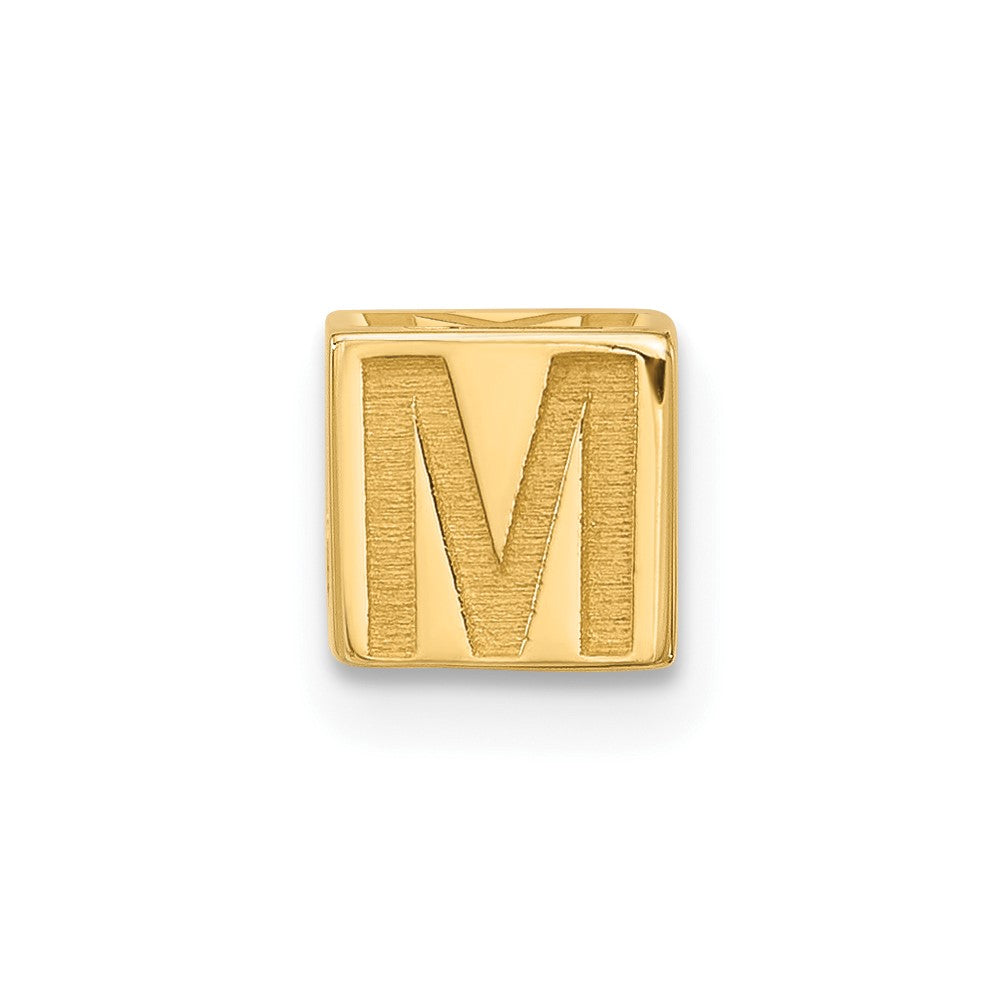 14ky Alphabet Bead Letter M