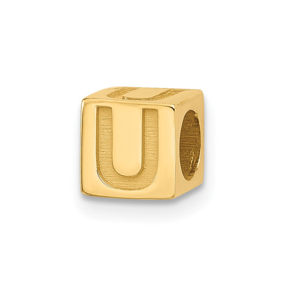 14ky Alphabet Bead Letter U