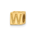 14ky Alphabet Bead Letter W