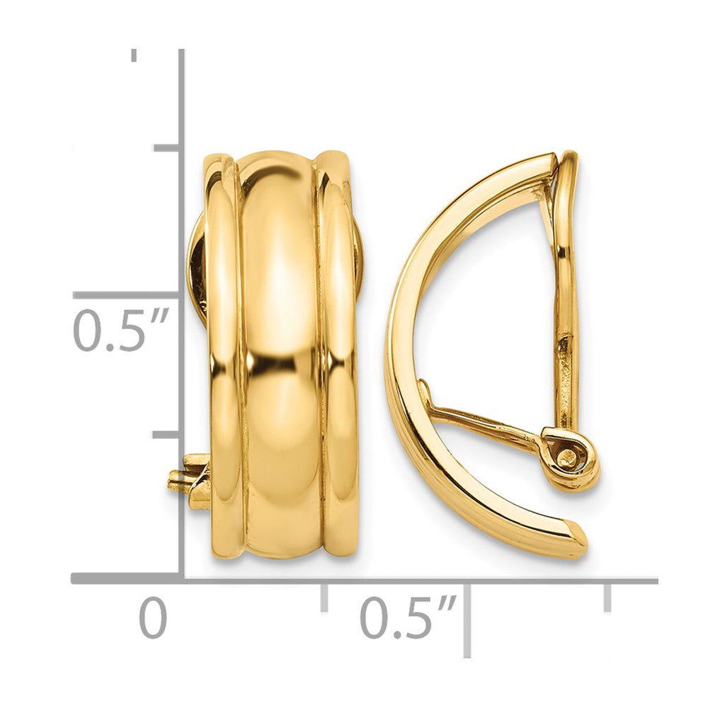14k Fancy Non-pierced Earrings