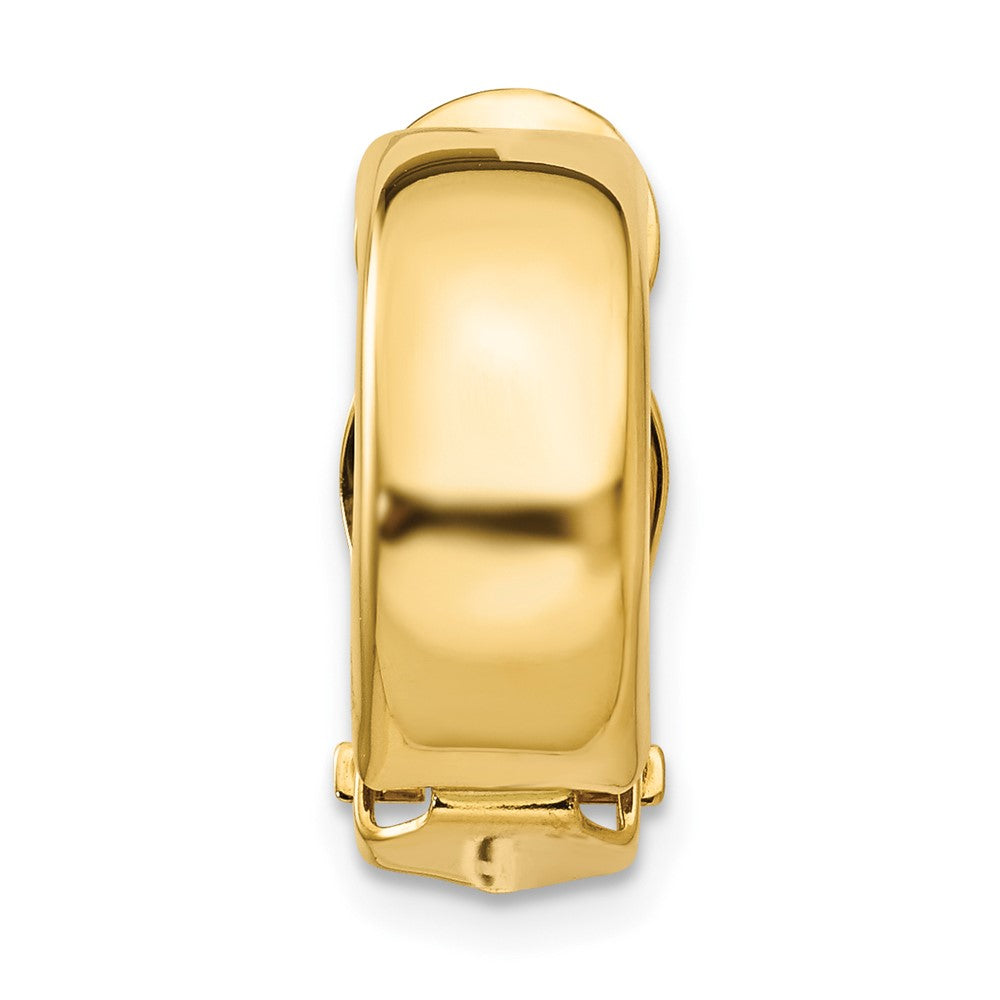 Single 14k Non-Pierced Polished Earring