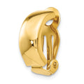Single 14k Non-Pierced Polished Earring