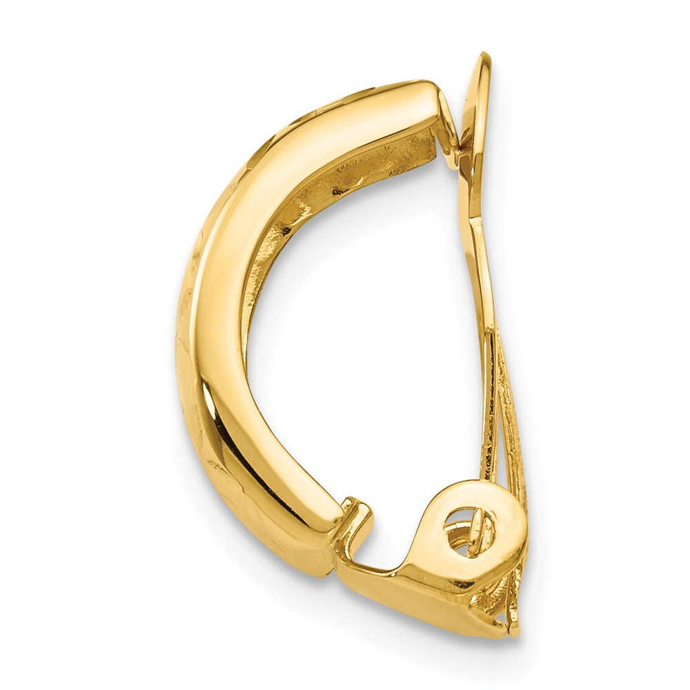 Single 14k Non-Pierced Earring