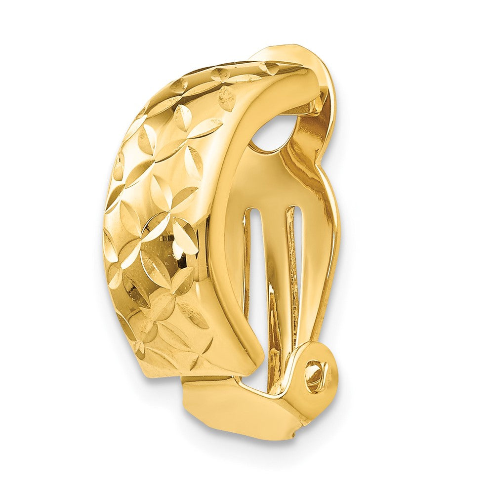 Single 14k Non-Pierced Earring